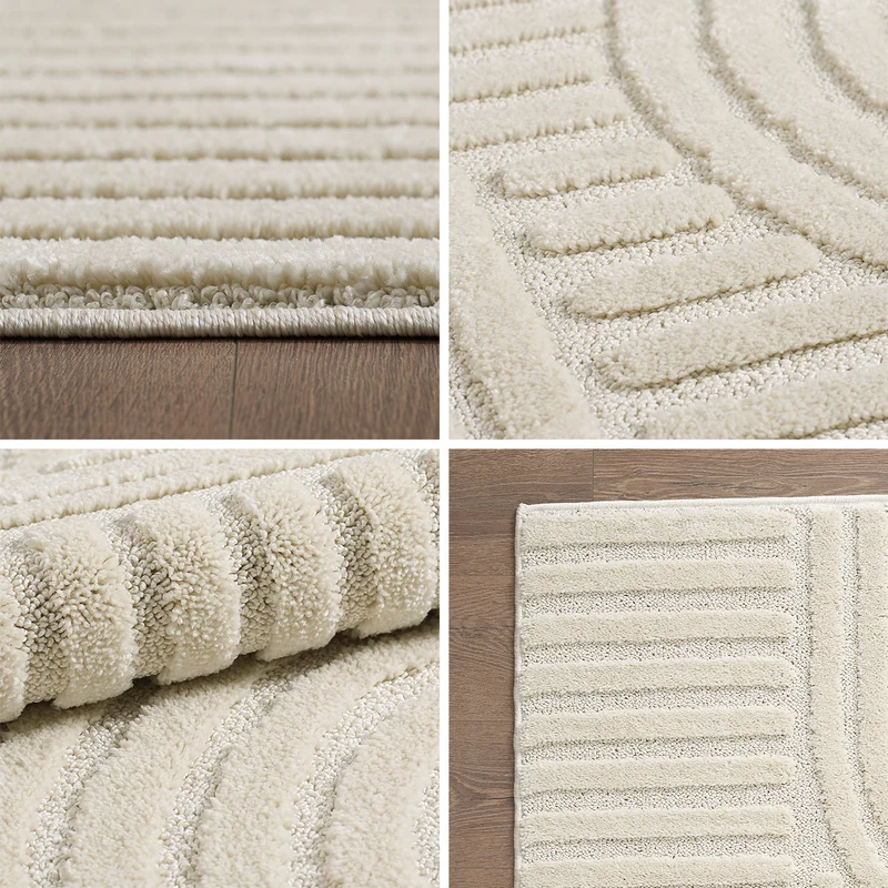 Carpettex Hochflor Teppich Shaggy Weich Skandi Boho