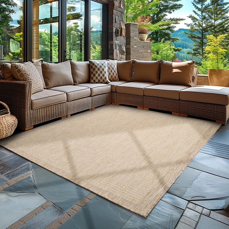 Carpettex In- & Outdoor Teppich Waschbar Wasserfest Flachgewebe