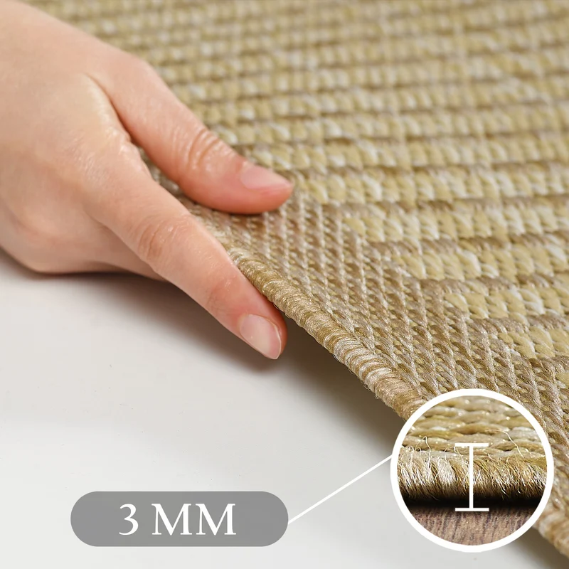 Carpettex In- & Outdoor Teppich Waschbar Wasserfest Flachgewebe