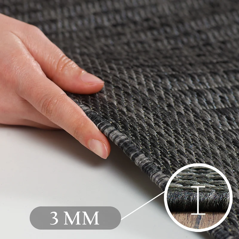 Carpettex In- & Outdoor Teppich Waschbar Wasserfest Flachgewebe