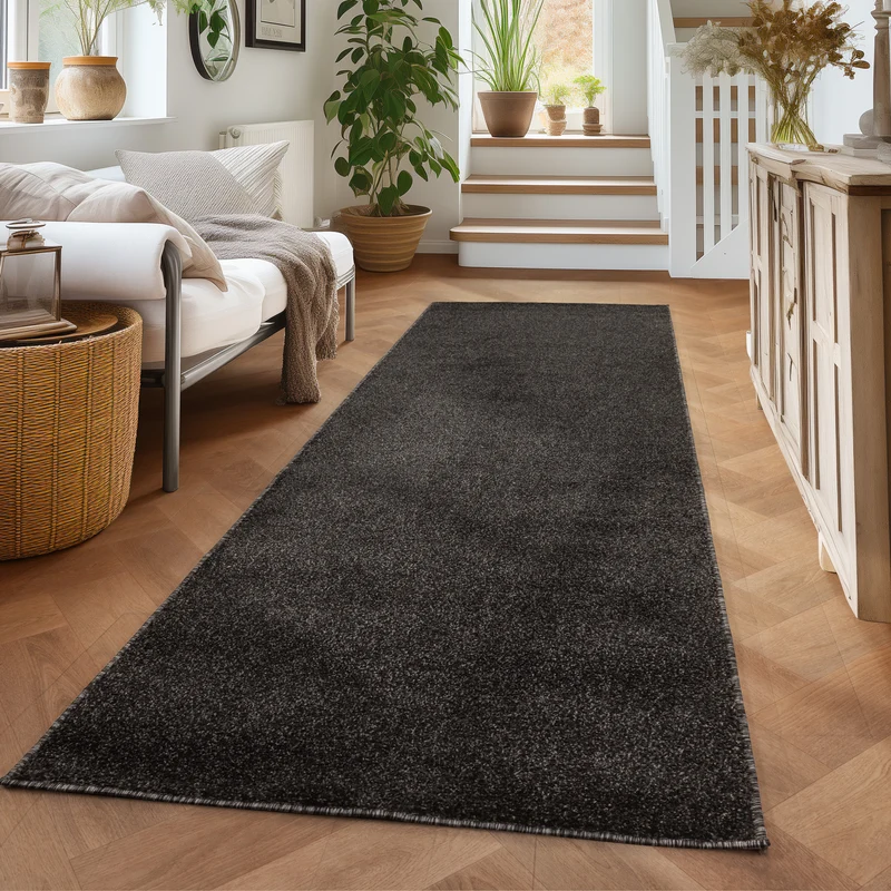 Carpettex Kurzflor Teppich Einfarbig Modern Pflegeleicht
