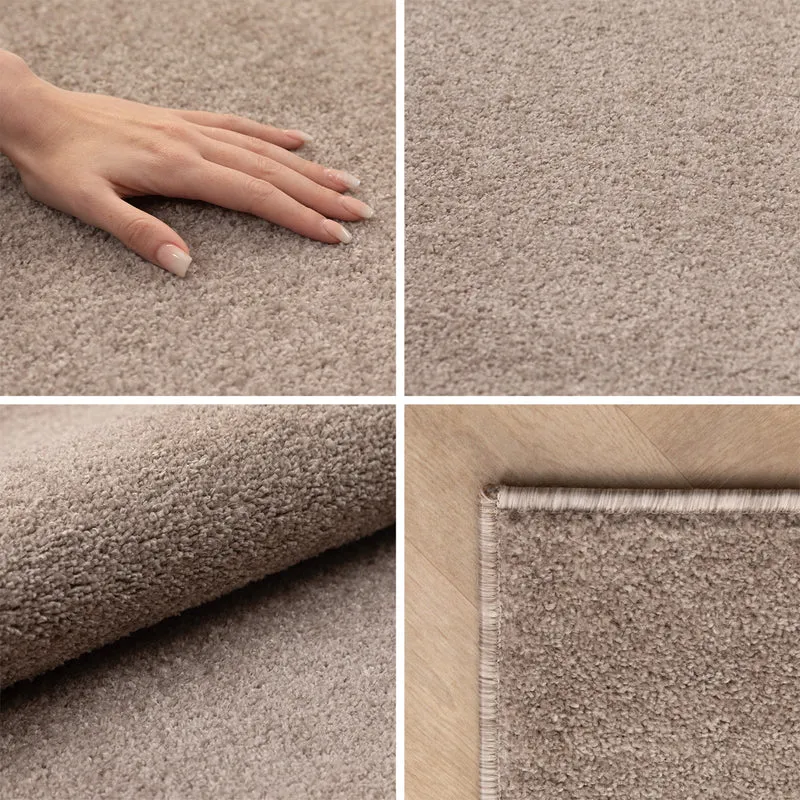 Carpettex Kurzflor Teppich Einfarbig Modern Pflegeleicht