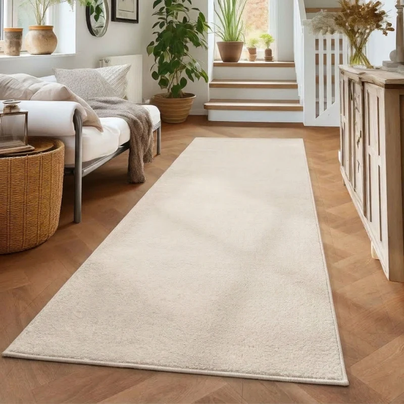 Carpettex Kurzflor Teppich Einfarbig Modern Pflegeleicht