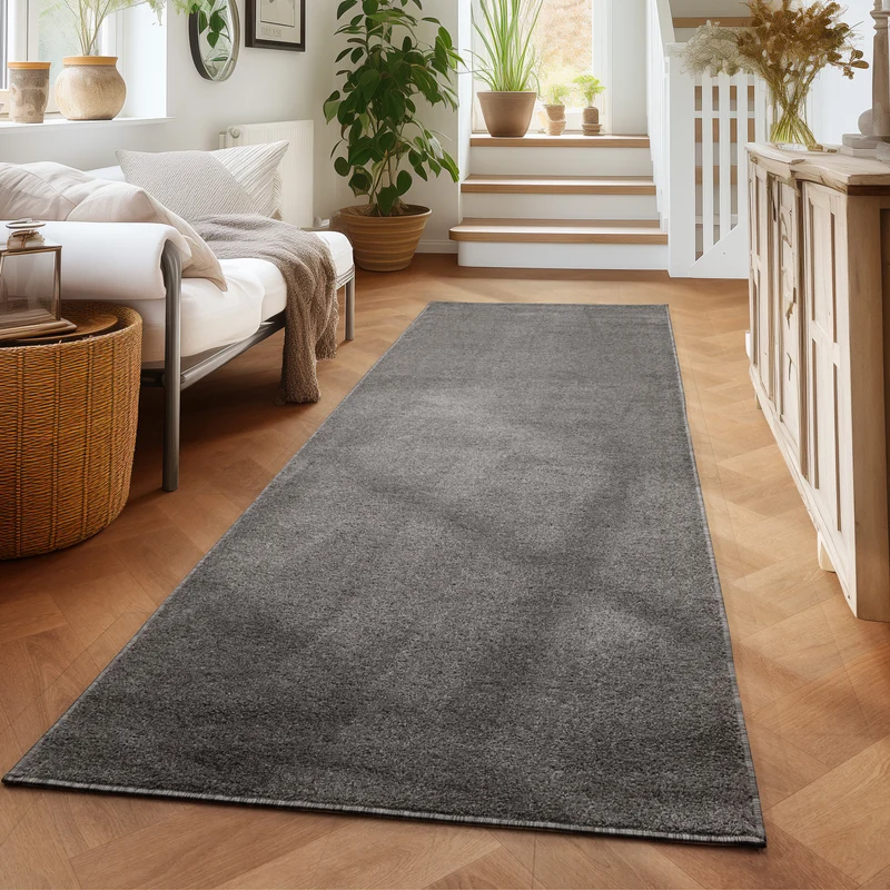 Carpettex Kurzflor Teppich Einfarbig Modern Pflegeleicht