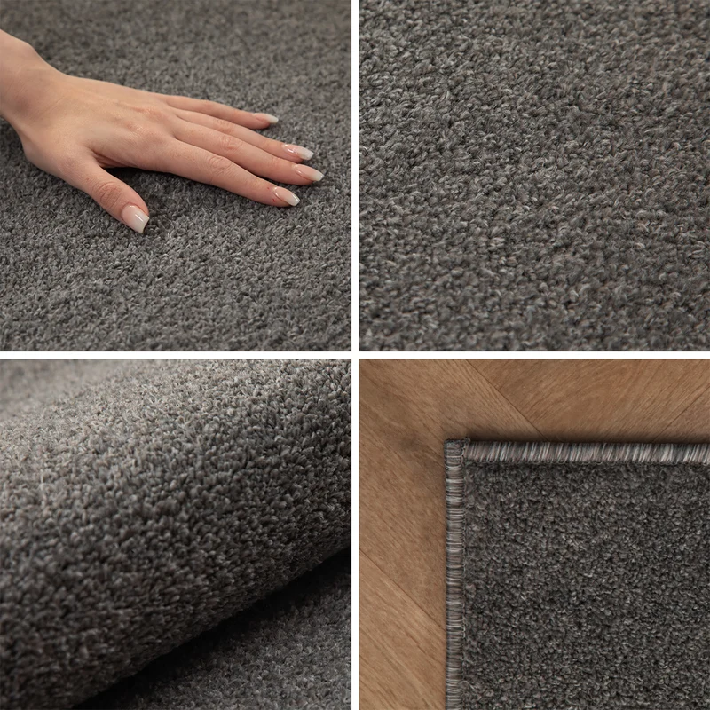 Carpettex Kurzflor Teppich Einfarbig Modern Pflegeleicht
