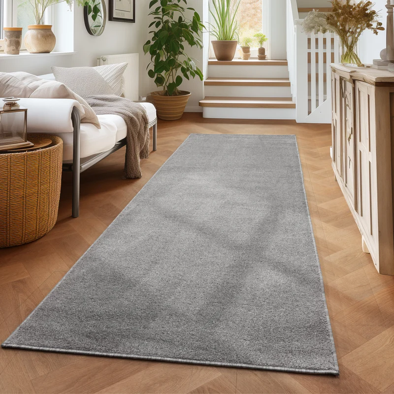 Carpettex Kurzflor Teppich Einfarbig Modern Pflegeleicht
