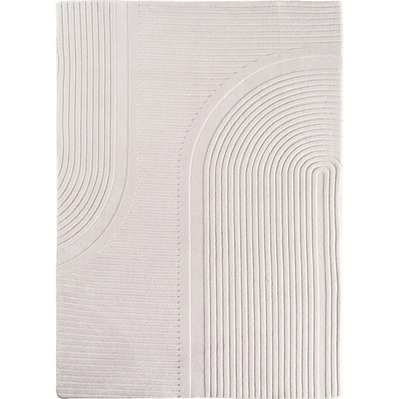 Carpettex Boho Kurzflor Teppich 3D Effekt Waschbar Skandi Weich