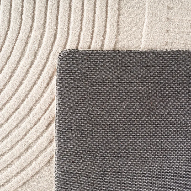 Carpettex Boho Kurzflor Teppich 3D Effekt Waschbar Skandi Weich