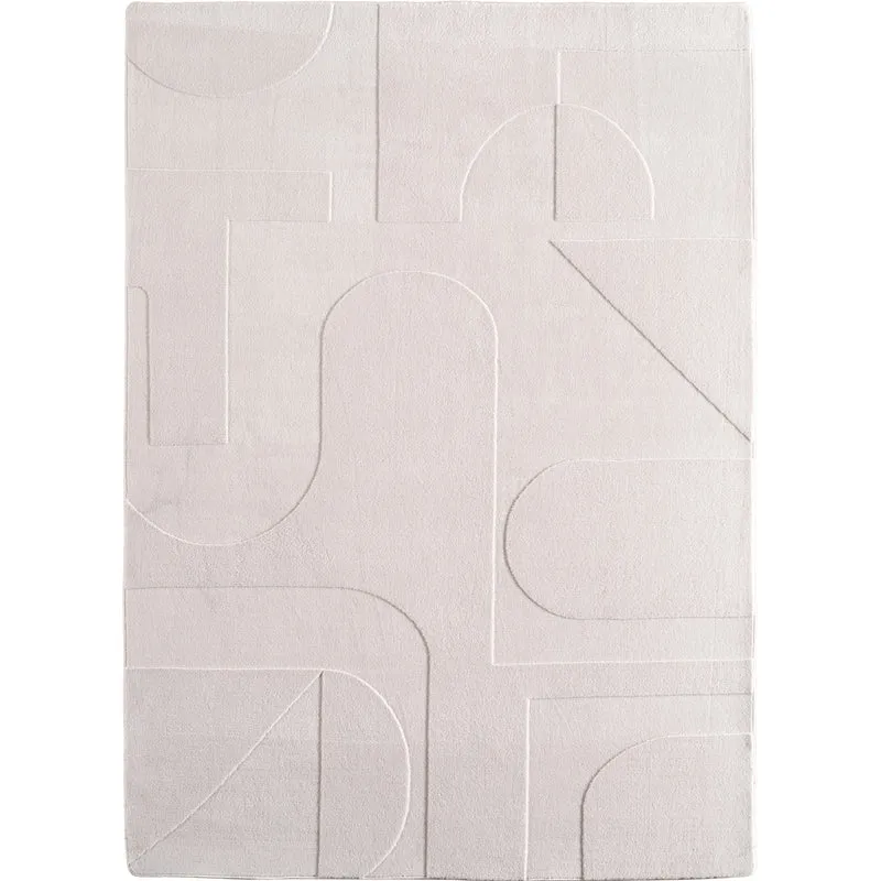 Carpettex Boho Kurzflor Teppich 3D Effekt Waschbar Skandi Weich