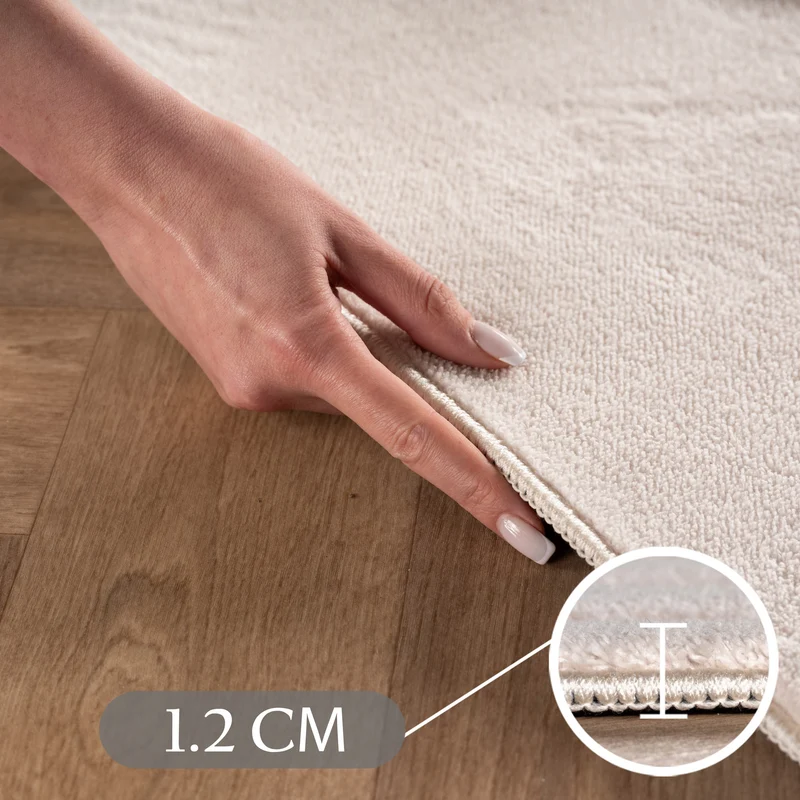Carpettex Boho Kurzflor Teppich 3D Effekt Waschbar Skandi Weich