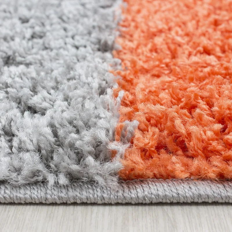 Carpettex Tappeto Shaggy Pelo Alto Quadri Morbido Soffice