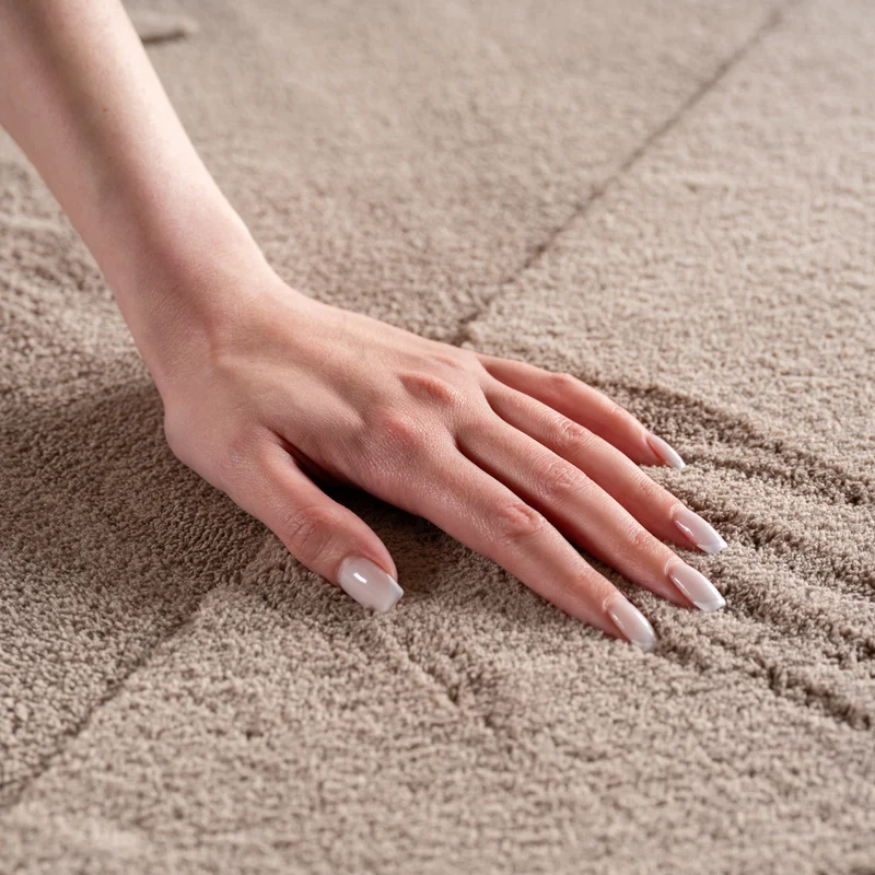 Carpettex Boho Kurzflor Teppich 3D Effekt Waschbar Skandi Weich