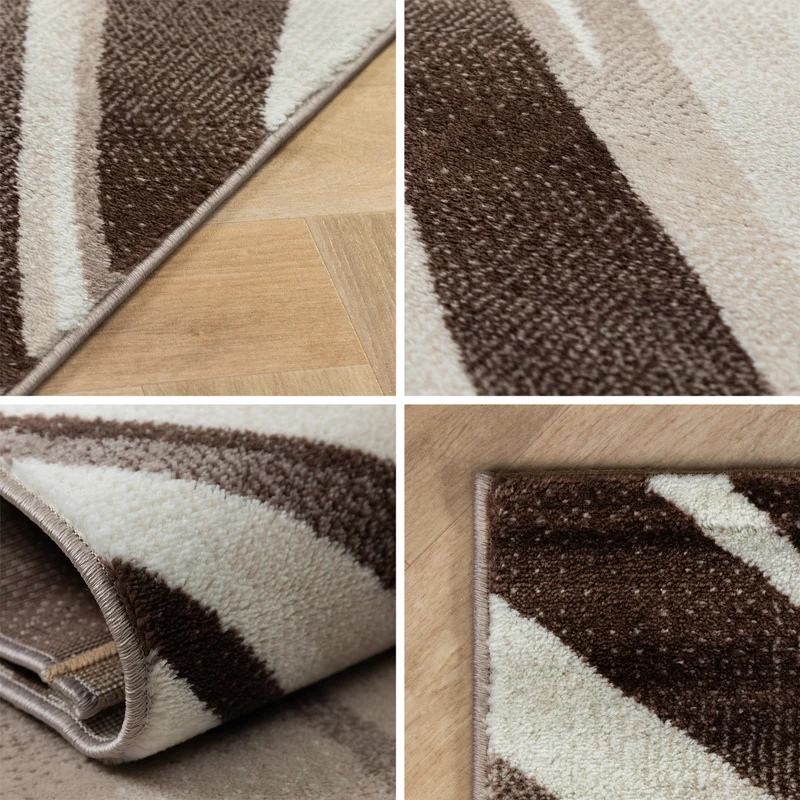 Carpettex Kurzflor Teppich Waschbar Extra Weich Modern