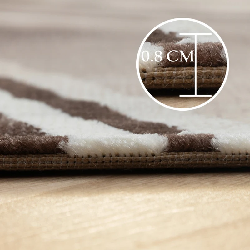 Carpettex Kurzflor Teppich Waschbar Extra Weich Modern