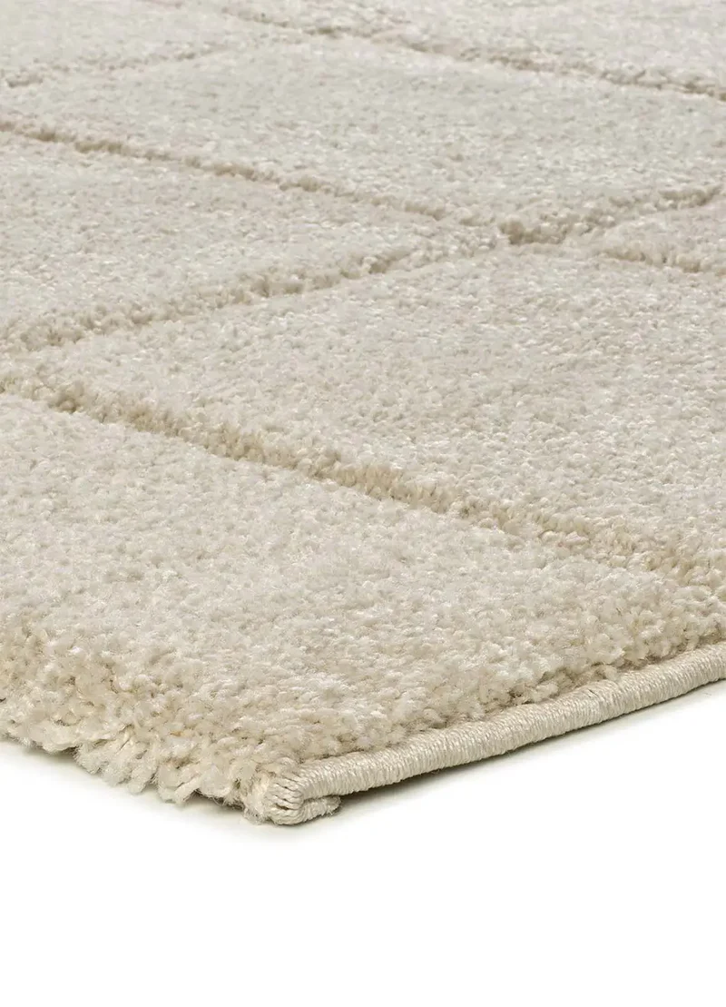 Alfombra shaggy en Blanco Molier 8787