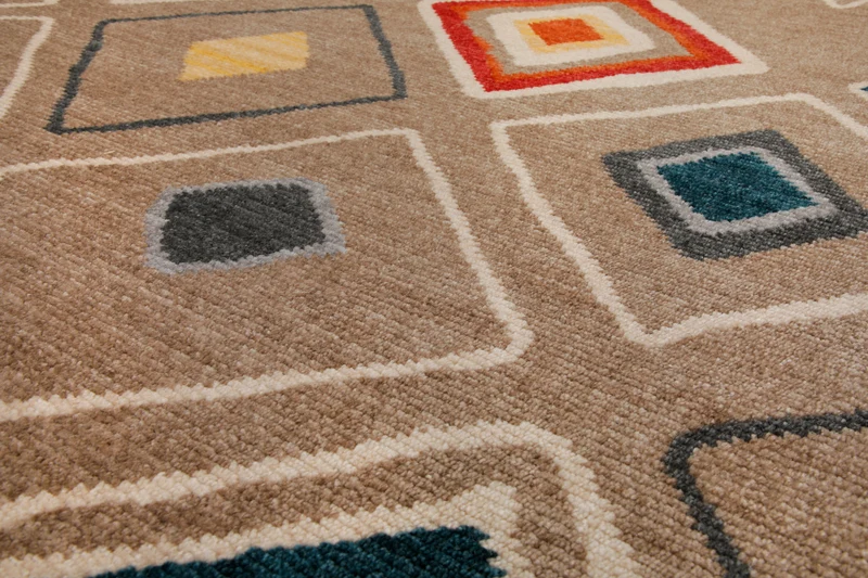 160x230 cm Teppich Wohnzimmer Braun