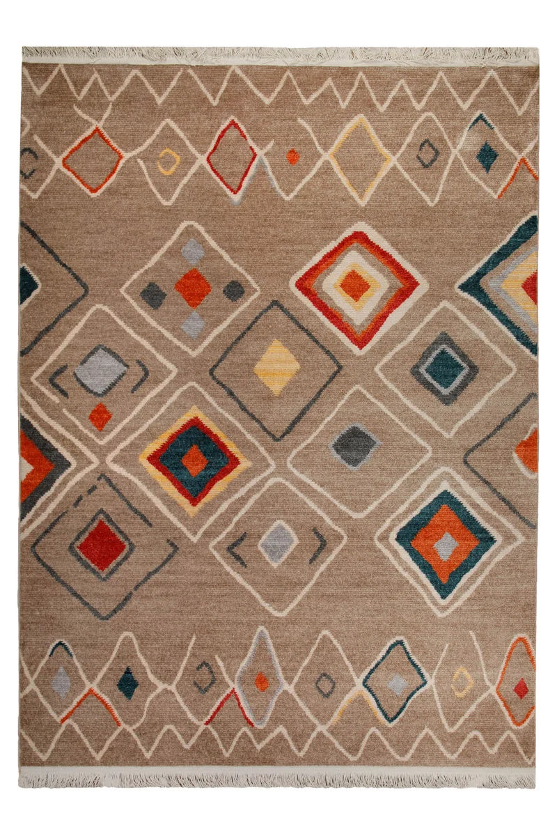 160x230 cm Teppich Wohnzimmer Braun