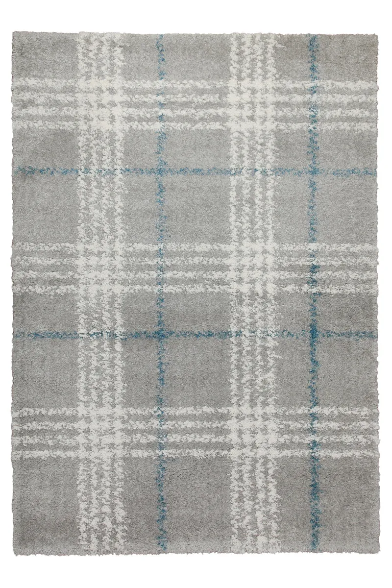 160x230 cm Teppich Wohnzimmer Grau