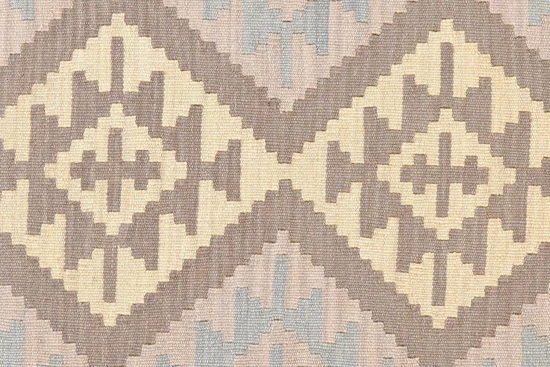 Kelim Gashgai · Handgewebt – Grau, 182x125 cm