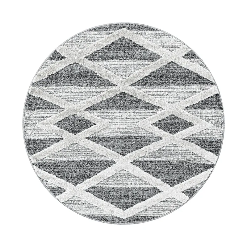 Carpettex Hochflor Teppich 3D Hoch-Tief Skandi Boho Weich