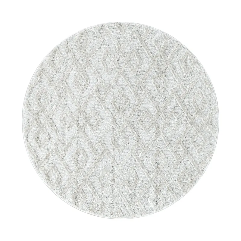 Carpettex Hochflor Teppich 3D Hoch-Tief Skandi Boho Weich