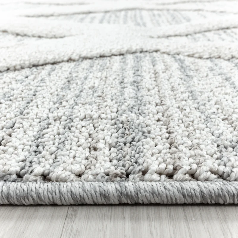 Carpettex Hochflor Teppich 3D Hoch-Tief Skandi Boho Weich