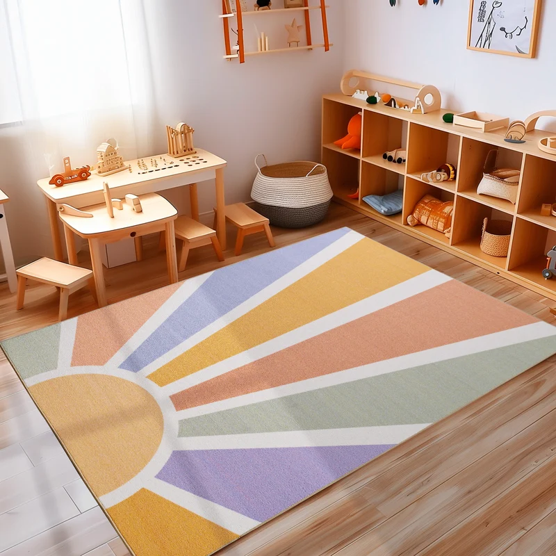 Carpettex Kinderteppich Babyteppich Rutschfest Weich Antiallergen