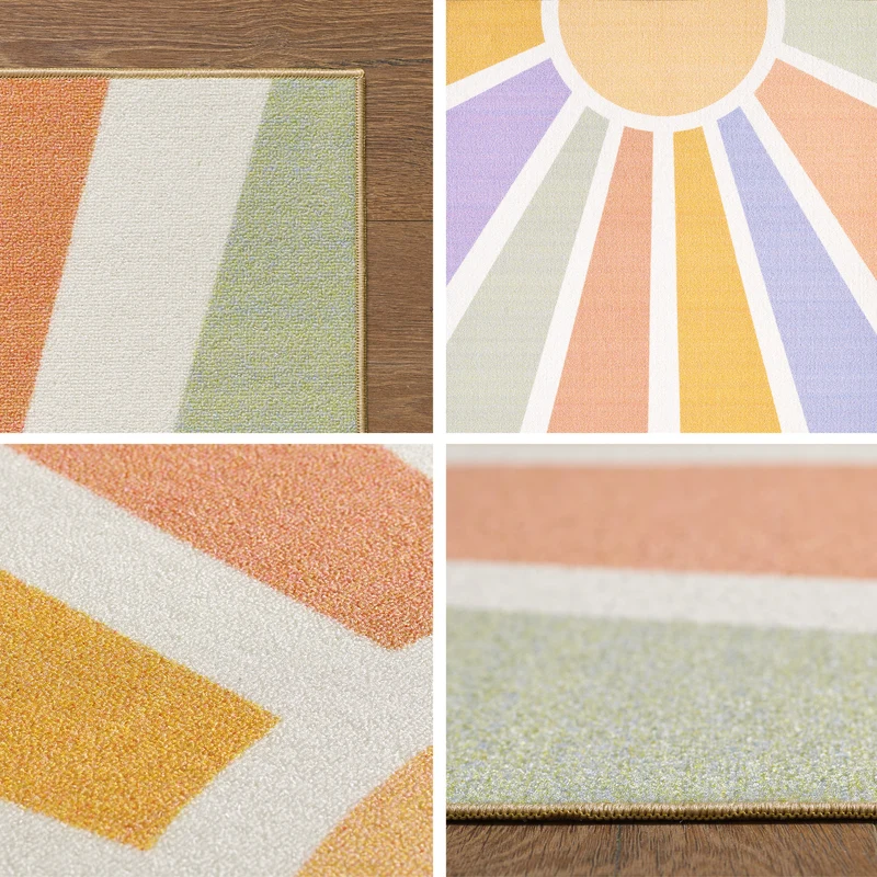 Carpettex Kinderteppich Babyteppich Rutschfest Weich Antiallergen