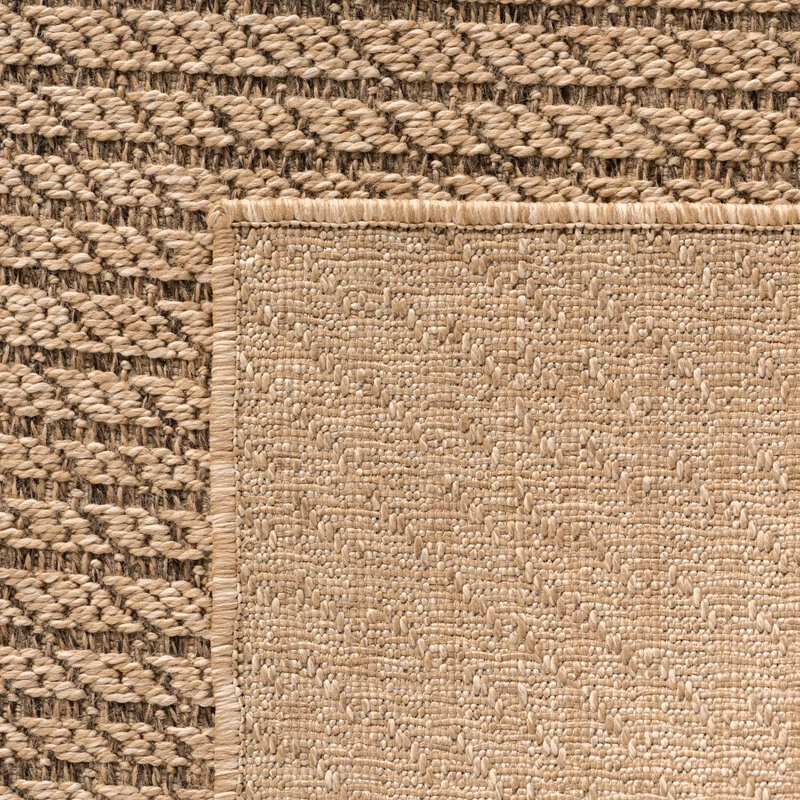 Carpettex Outdoor Teppich Skandi Wetterfest Waschbar Natur Optik