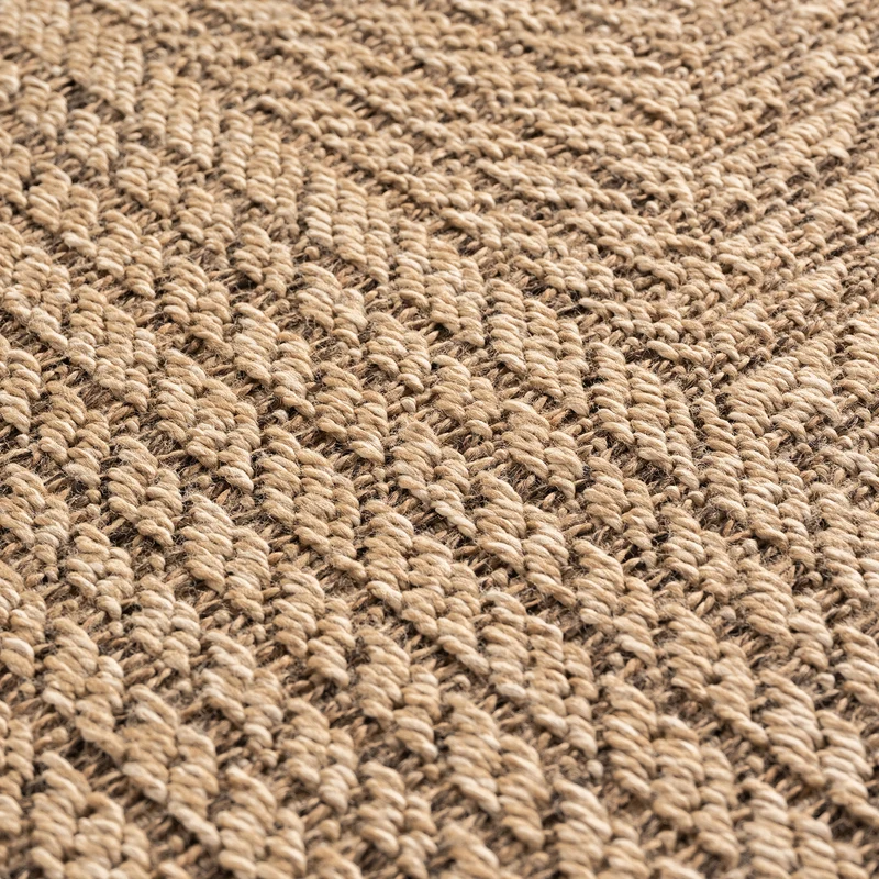 Carpettex Outdoor Teppich Skandi Wetterfest Waschbar Natur Optik
