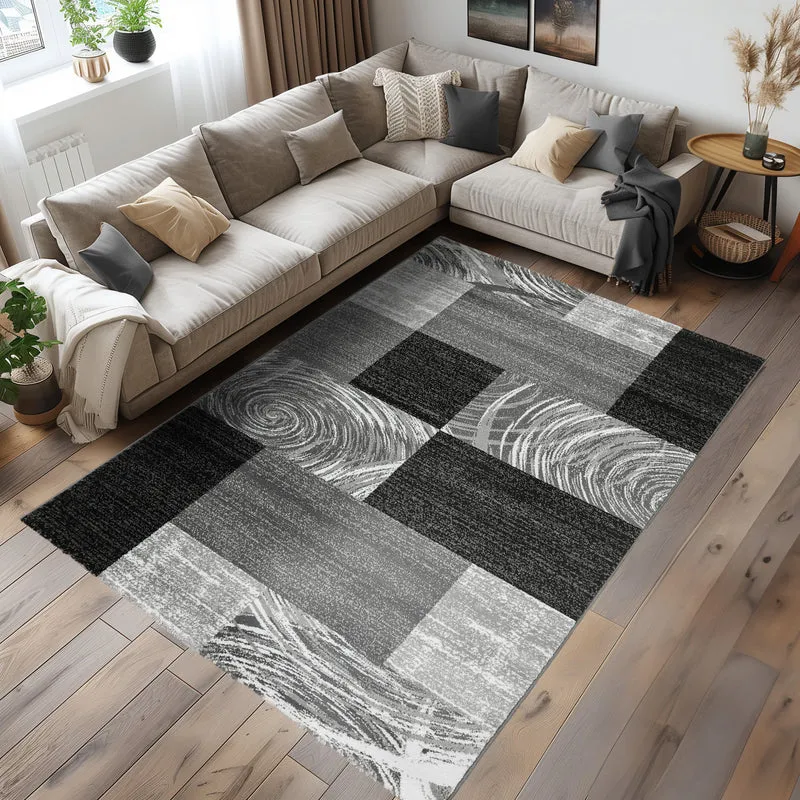 Carpettex Kurzflor Teppich Waschbar Extra Weich Modern