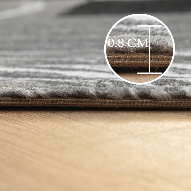 Carpettex Kurzflor Teppich Waschbar Extra Weich Modern