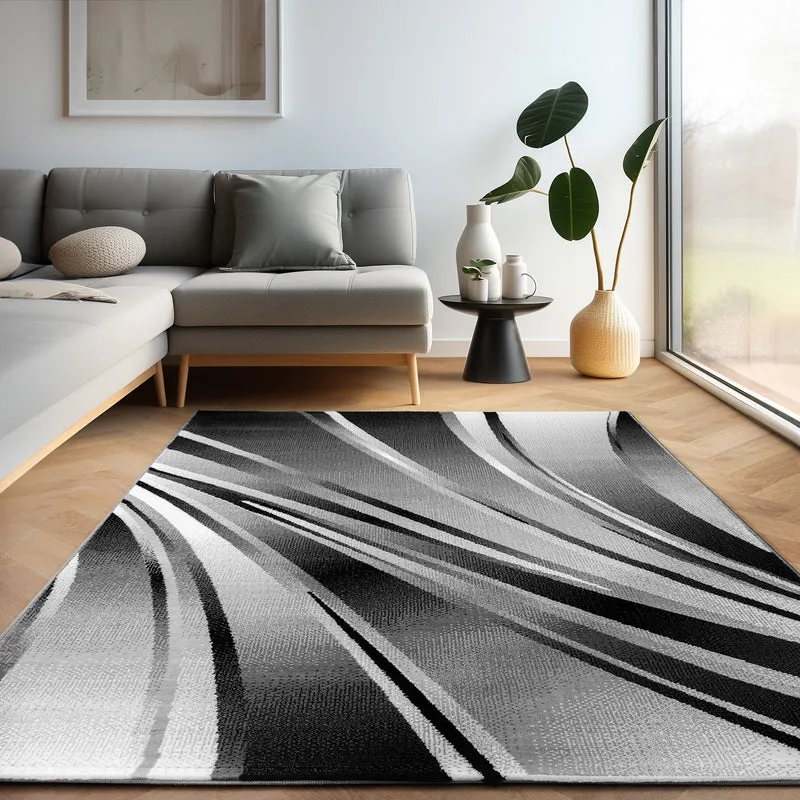 Carpettex Kurzflor Teppich Waschbar Extra Weich Modern