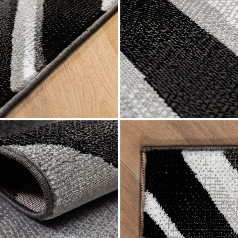 Carpettex Kurzflor Teppich Waschbar Extra Weich Modern