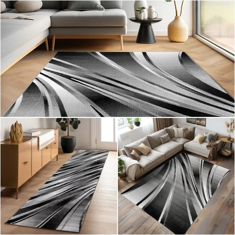 Carpettex Kurzflor Teppich Waschbar Extra Weich Modern