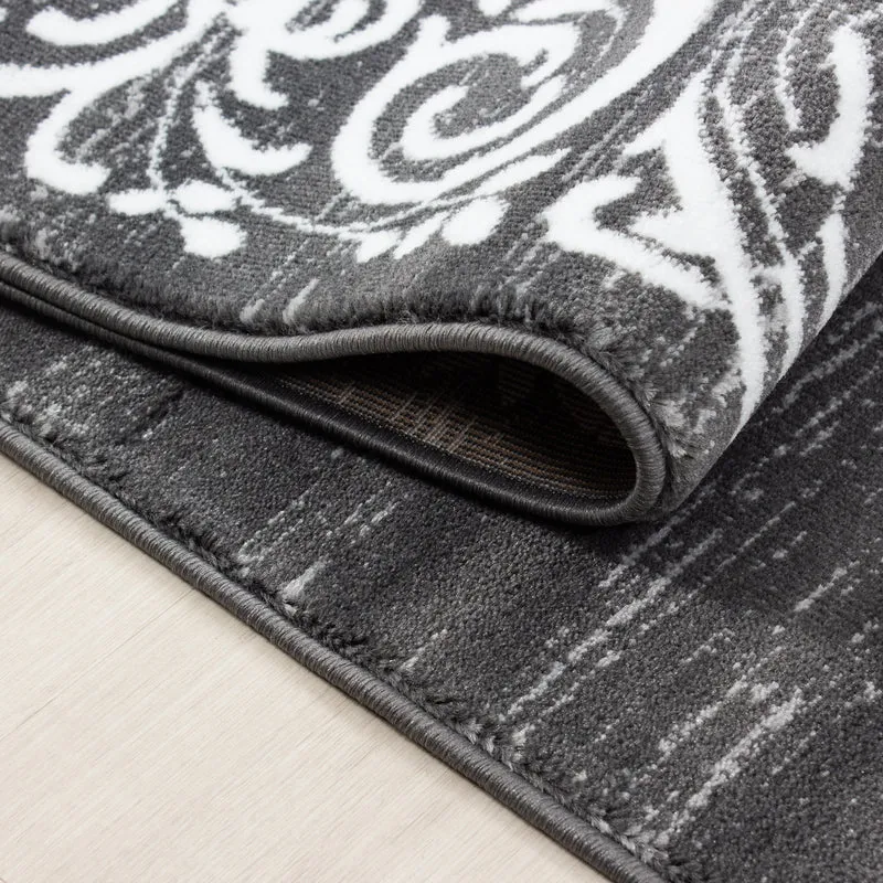 Carpettex Kurzflor Teppich Modernes Muster Pflegeleicht