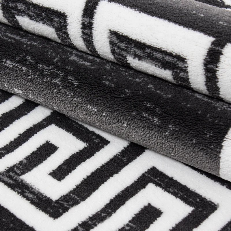 Carpettex Kurzflor Teppich Modernes Muster Pflegeleicht
