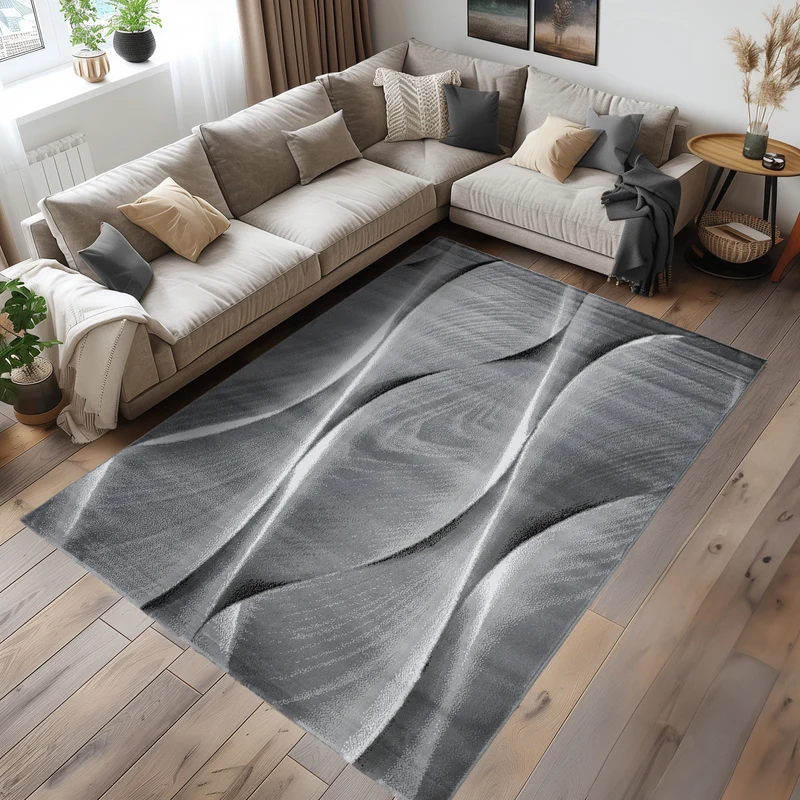 Carpettex Kurzflor Teppich Waschbar Extra Weich Modern