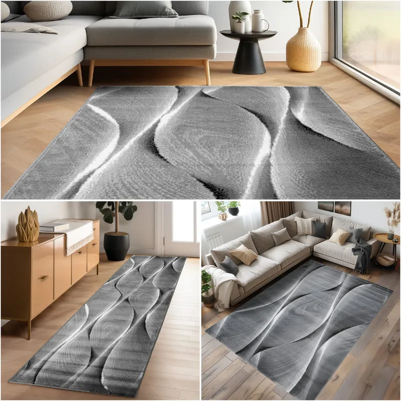 Carpettex Kurzflor Teppich Waschbar Extra Weich Modern