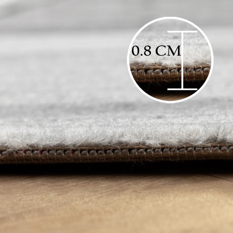 Carpettex Kurzflor Teppich Waschbar Extra Weich Modern