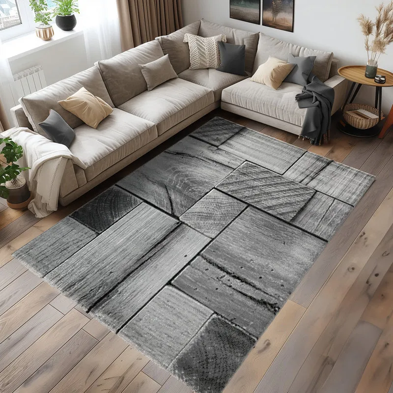 Carpettex Kurzflor Teppich Waschbar Extra Weich Modern