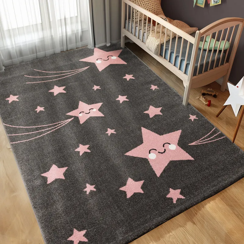 Carpettex Kinderteppich Waschbar Weich Antiallergen Spielteppich