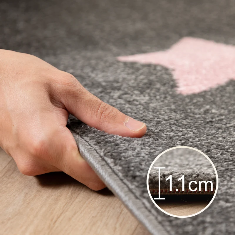 Carpettex Kinderteppich Waschbar Weich Antiallergen Spielteppich