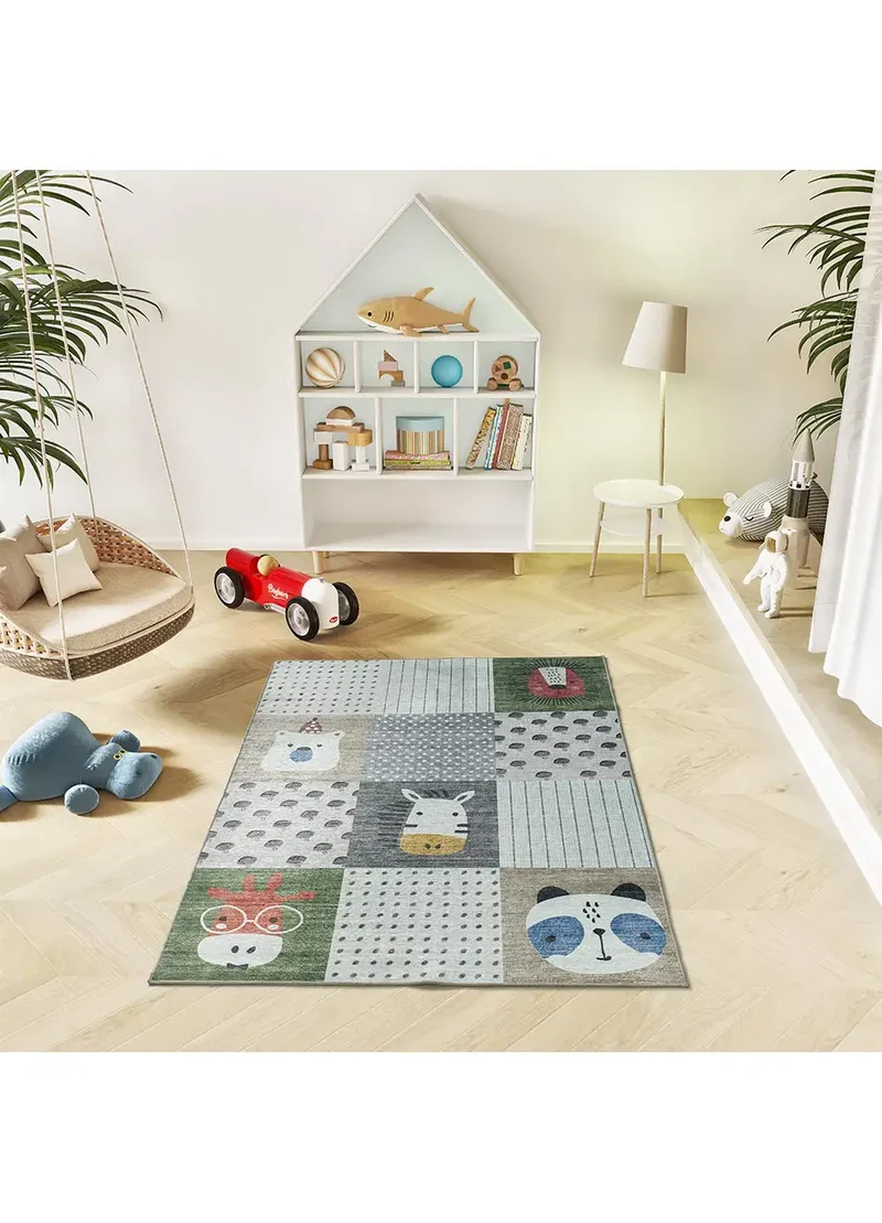 Alfombra infantil patchwork animales Candy 24061 multicolor