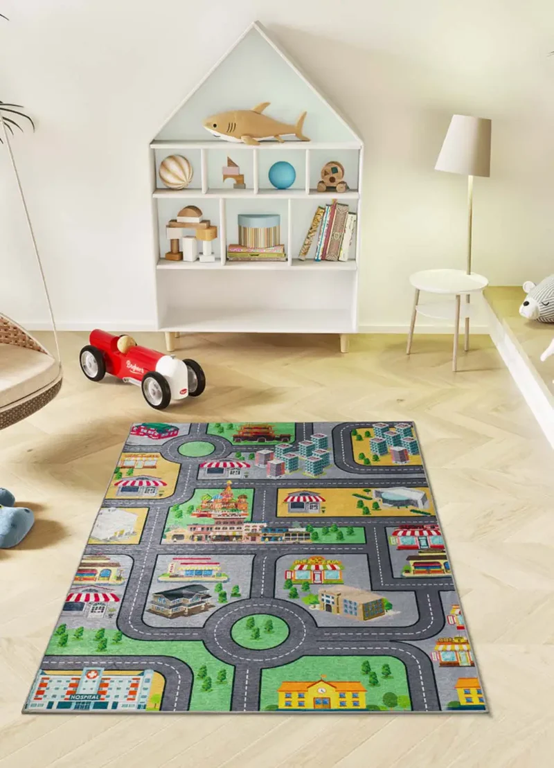 Alfombra infantil carretera Candy 22005 multicolor