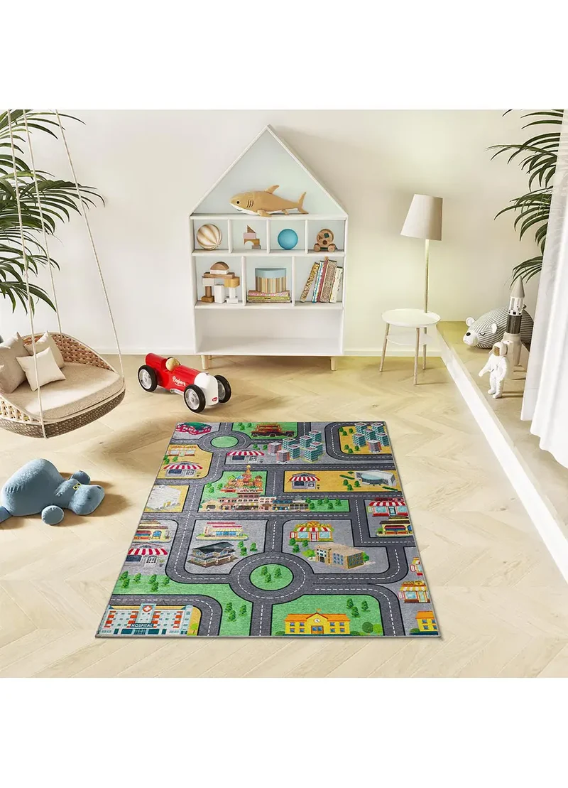Alfombra infantil carretera Candy 22005 multicolor
