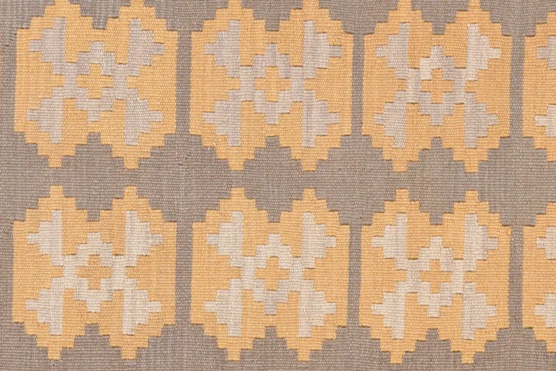 Kelim Gashgai · Handgewebt – Grau, 173x126 cm