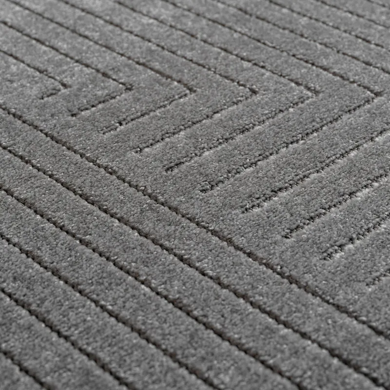 Carpettex Kurzflor Teppich 3D Hoch-Tief Skandi Boho Indoor Outdoor