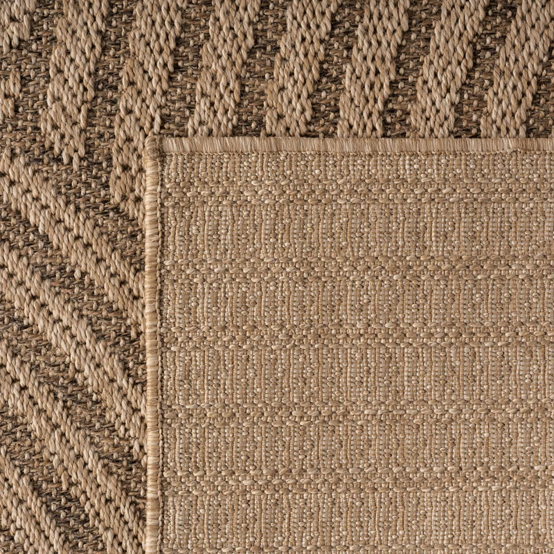 Carpettex Outdoor Teppich Skandi Boho Wetterfest Waschbar Natur Optik
