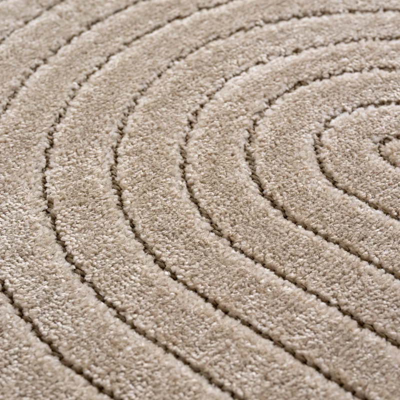 Carpettex Kurzflor Teppich 3D Hoch-Tief Skandi Boho Indoor Outdoor